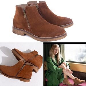 Italeau Foliana Weatherproof Leather Boots 38.5 US 8